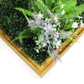 DIY removable anti-uv customized artificial plants photo frame